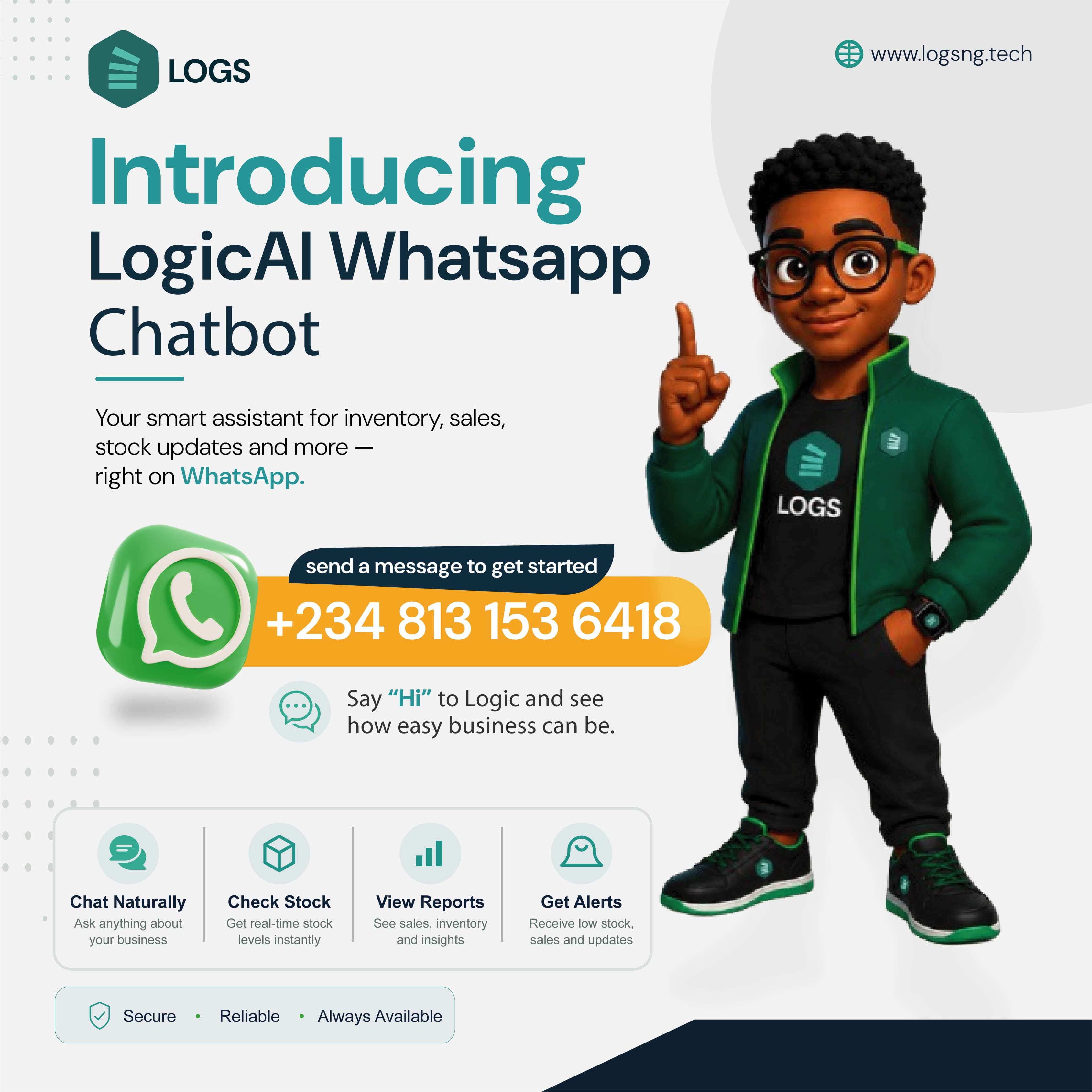 Logic AI WhatsApp Chatbot